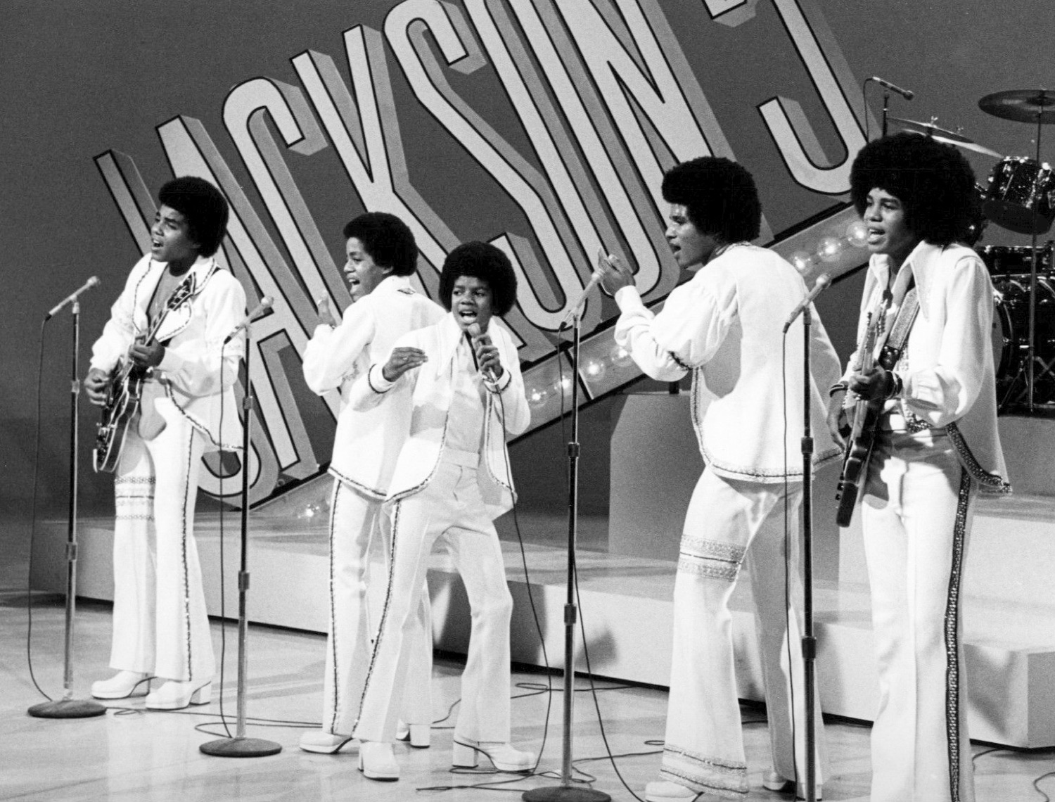 The Jackson 5 performing live, 1972